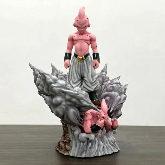 Dragon Ball Z Kid Buu & Majin Buu Resin Statue Figure 32cm