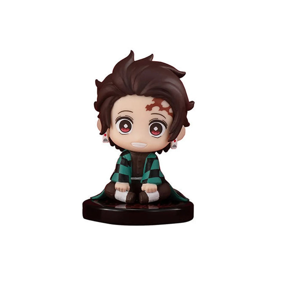 Demon Slayer Chibi Action Figure Set (5-Pack) - Kimetsu no Yaiba Collectible Mini Figures 5cm