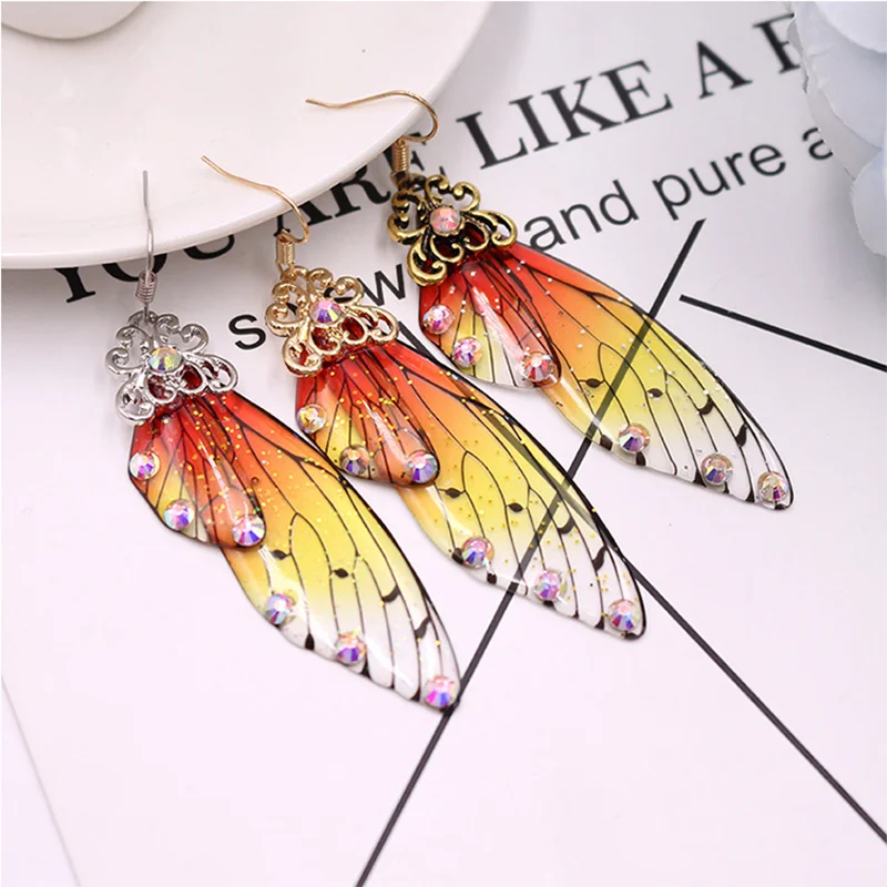 Demon Slayer Kimetsu no Yaiba Butterfly Wing Earrings Jewellery