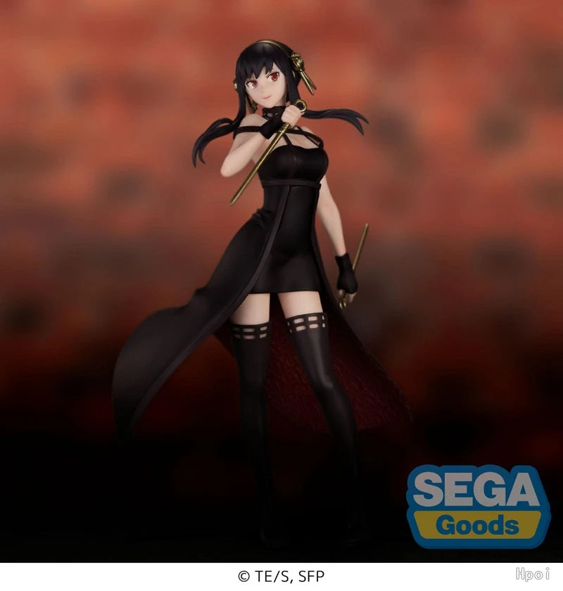 Spy x Family Yor Forger Figure - SEGA Premium Anime Statue Collectible - Thorn Princess Action Figure 16CM