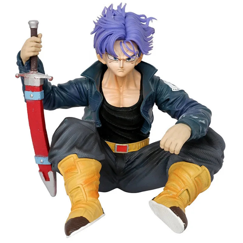 Dragon Ball Super Trunks Action Figure - Super Saiyan GK PVC Statue Collectible 10cm