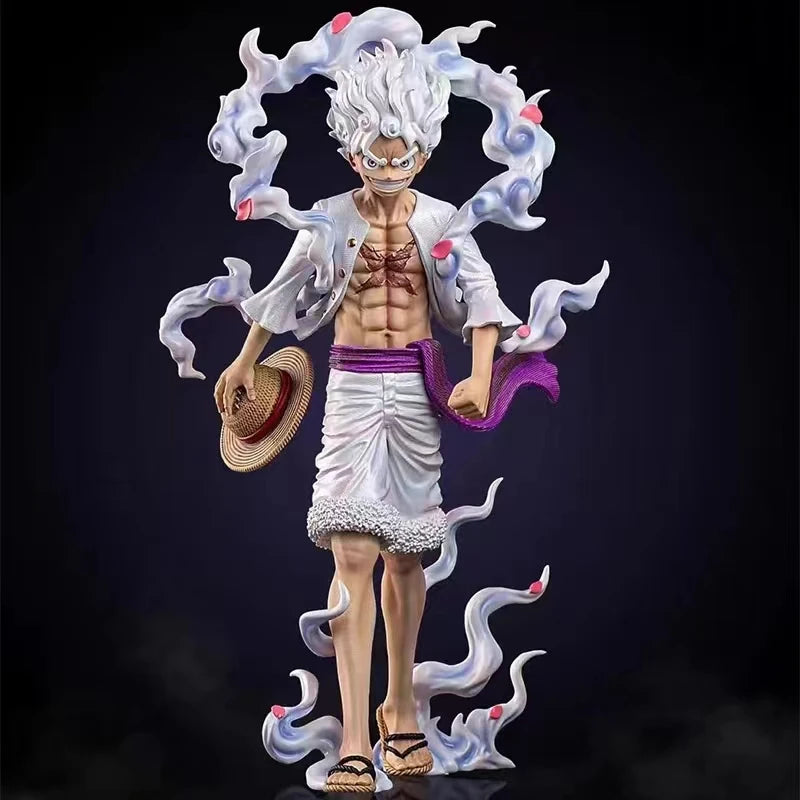 One Piece Monkey D. Luffy Gear 5 Nika Figure - Dynamic Anime Action Statue Collectible 23cm