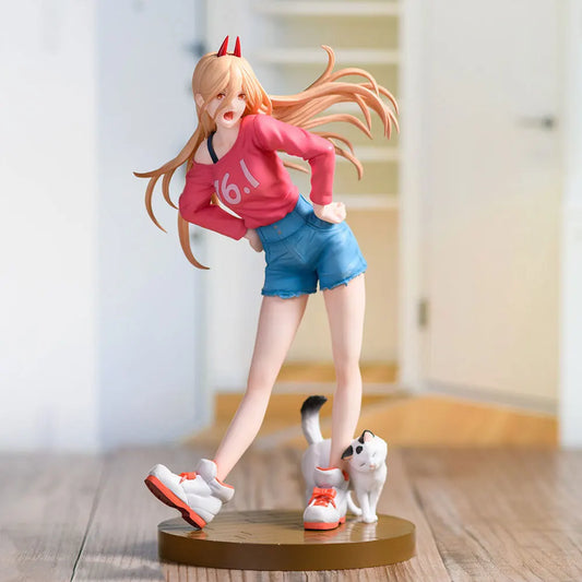 SEGA Luminasta Chainsaw Man Power Figure | Meowy Included | 15cm