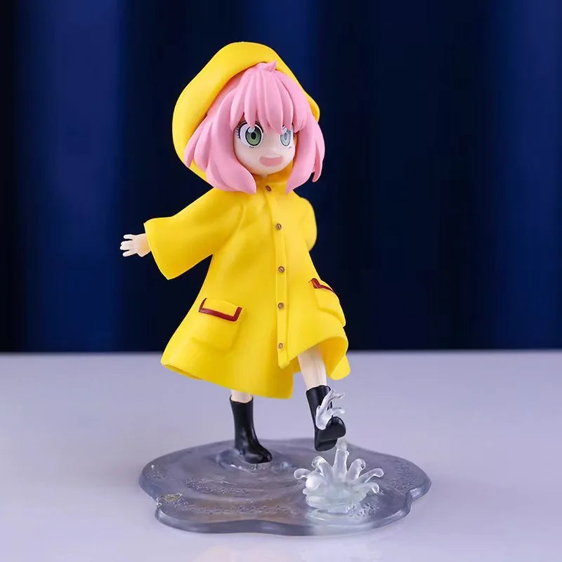Spy x Family Anya Forger Raincoat Anime Figure - Premium PVC Collectible Statue 12.5CM