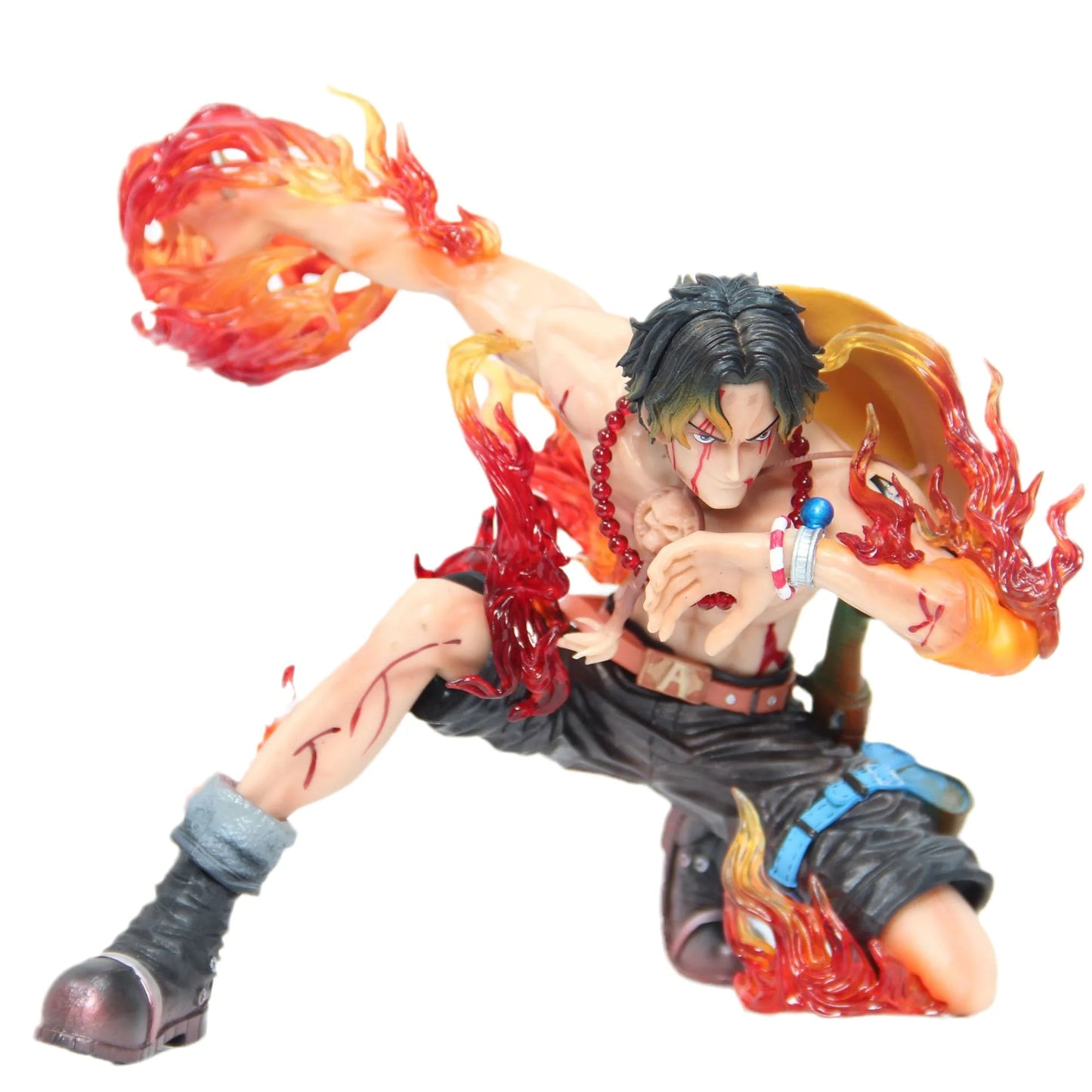 One Piece Portgas D. Ace Fire Fist Action Figure - Dynamic Battle Pose Anime Collectible Statue 16cm