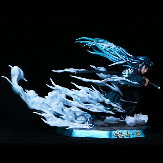Demon Slayer Muichiro Tokito Figure - Breath of Mist Hashira Anime Statue 19cm