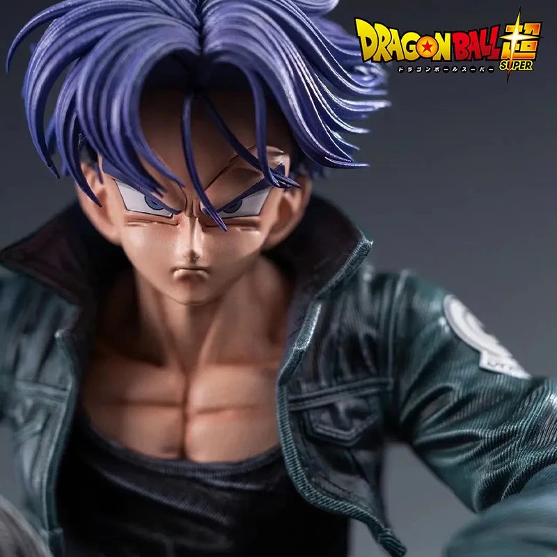 Dragon Ball Super Trunks Action Figure - Super Saiyan GK PVC Statue Collectible 10cm
