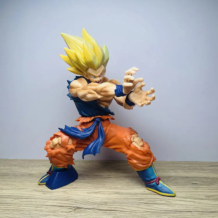 Dragon Ball Z Super Saiyan Goku Kamehameha Action Figure 6cm