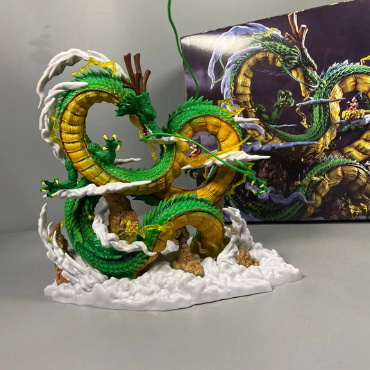 Epic Dragon Ball Z Shenron & Goku Figure Statue - Premium Anime Collectible 24cm