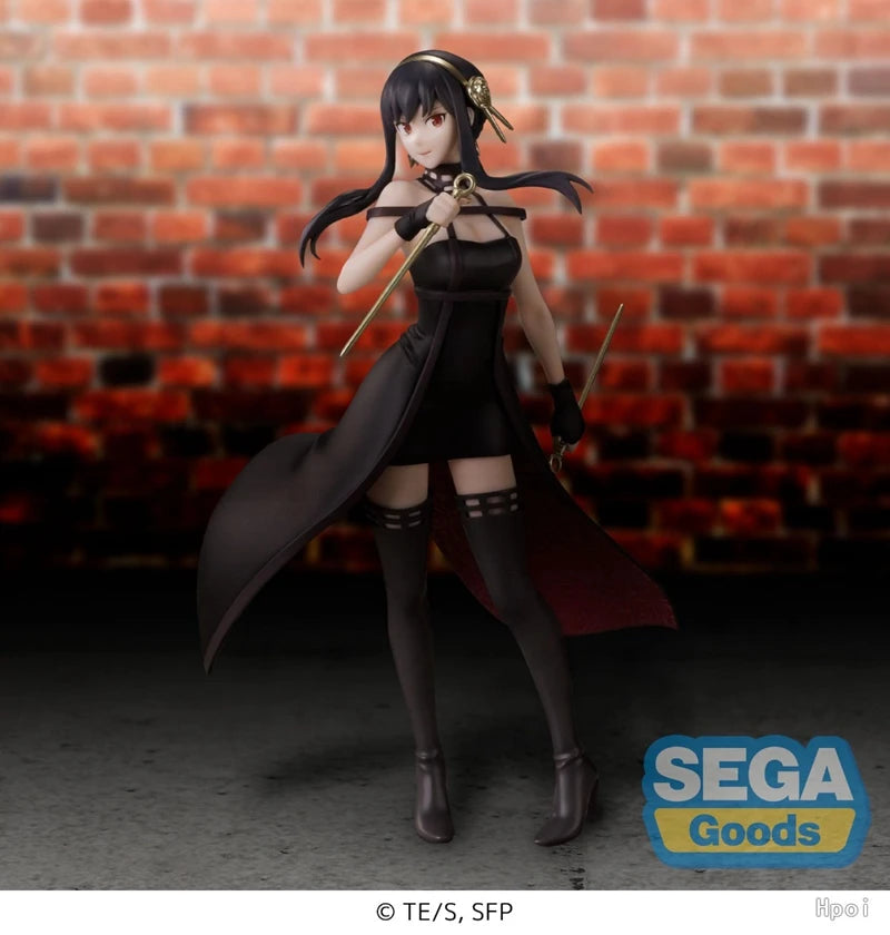 Spy x Family Yor Forger Figure - SEGA Premium Anime Statue Collectible - Thorn Princess Action Figure 16CM