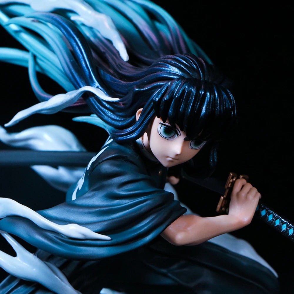 Demon Slayer Muichiro Tokito Figure - Breath of Mist Hashira Anime Statue 19cm