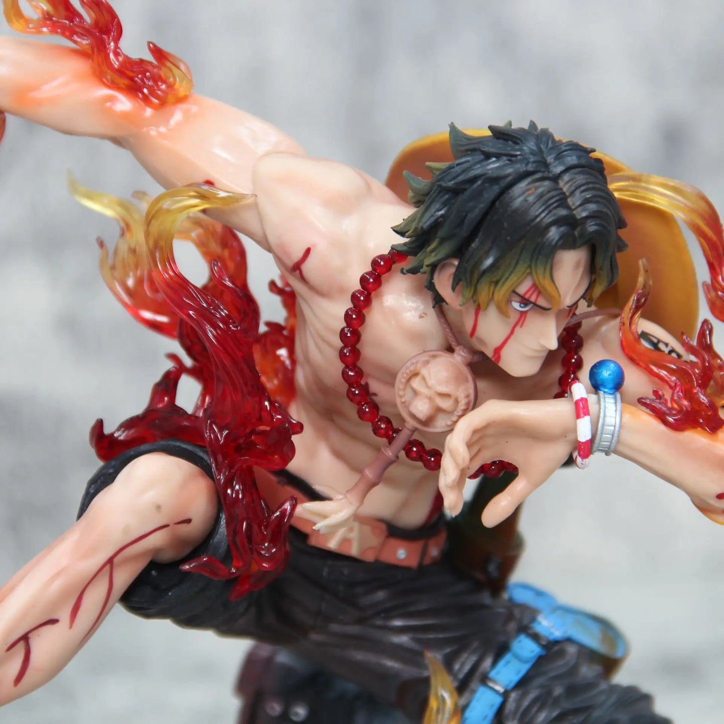 One Piece Portgas D. Ace Fire Fist Action Figure - Dynamic Battle Pose Anime Collectible Statue 16cm