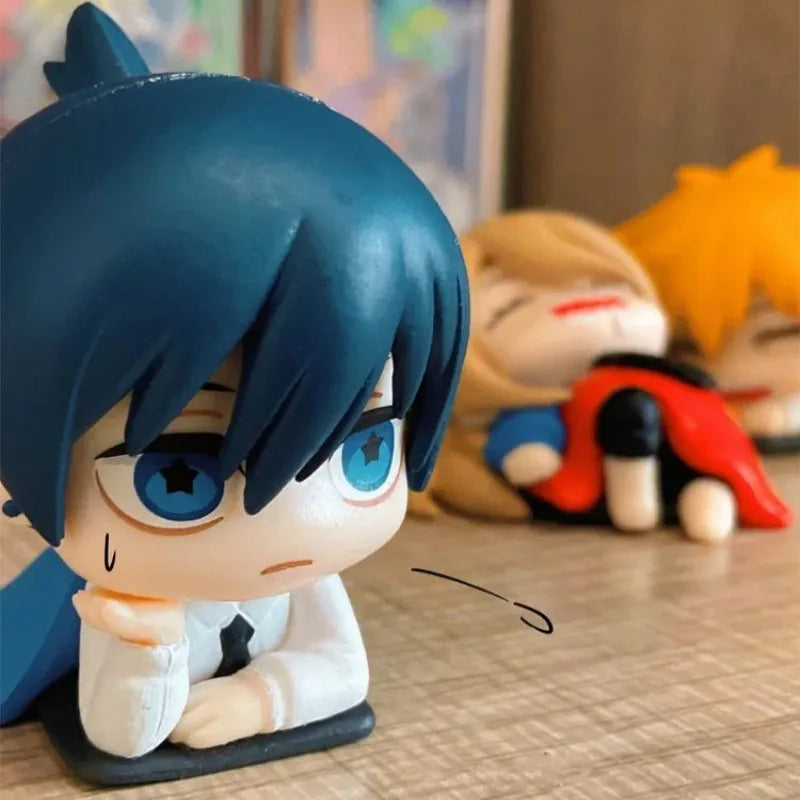 Chainsaw Man Anime Sleep Series Figurine Set 3cm