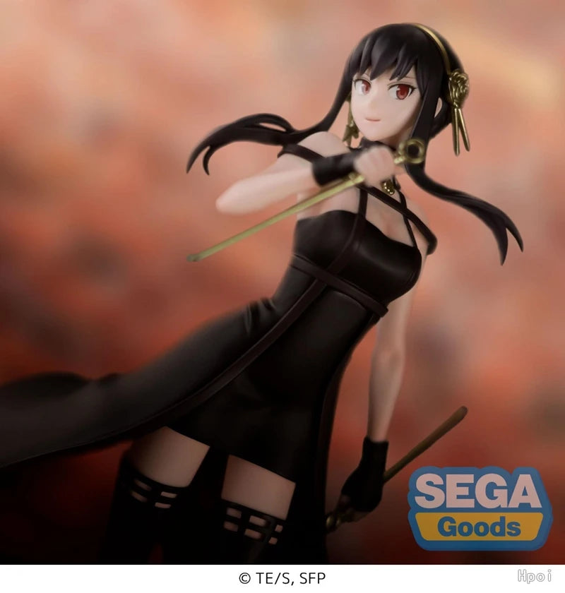 Spy x Family Yor Forger Figure - SEGA Premium Anime Statue Collectible - Thorn Princess Action Figure 16CM