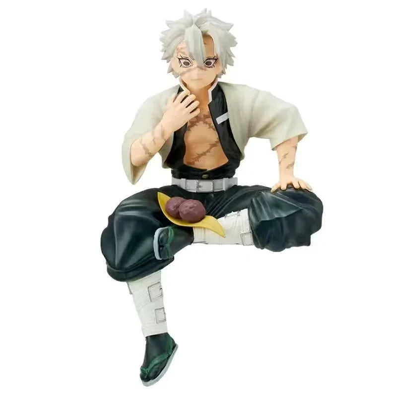 10-15cm Anime Demon Slayer Figure Sitting Posture Action Figure