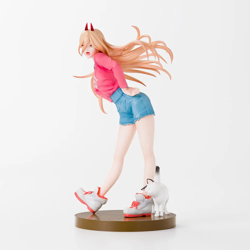 SEGA Luminasta Chainsaw Man Power Figure | Meowy Included | 15cm