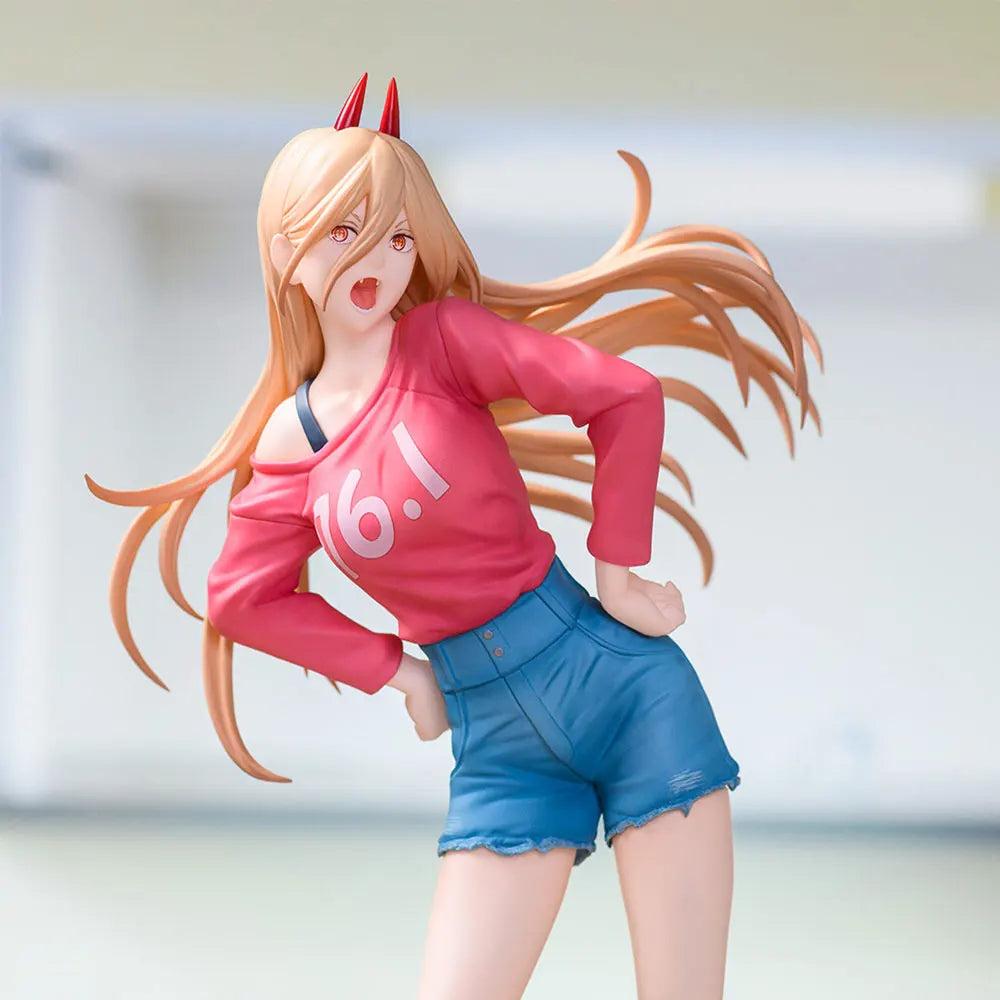 SEGA Luminasta Chainsaw Man Power Figure | Meowy Included | 15cm