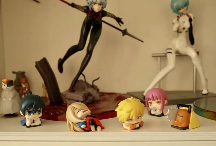 Chainsaw Man Anime Sleep Series Figurine Set 3cm