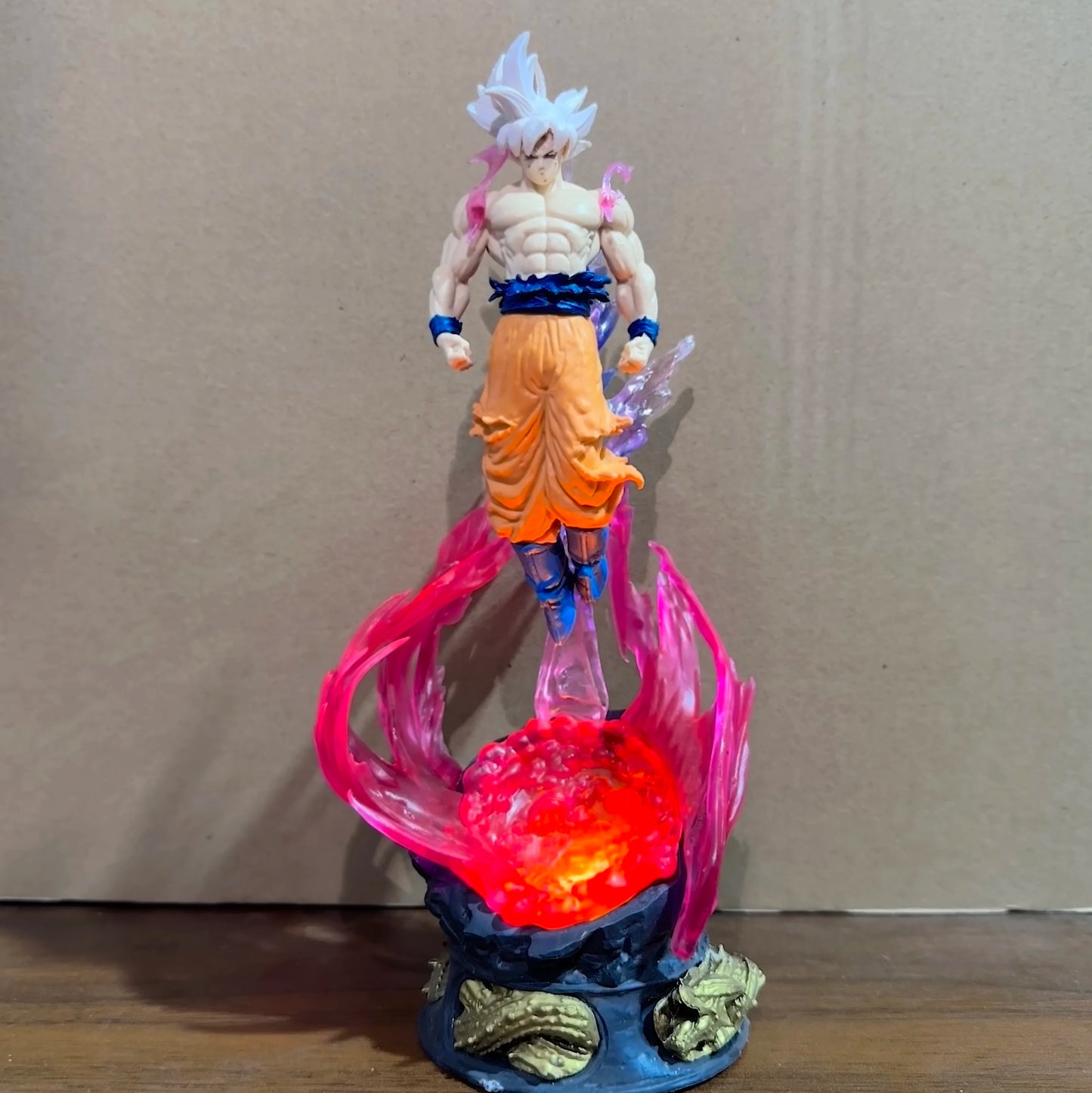 Dragon Ball Super Ultra Instinct Goku Figure Statue | Mastered UI Son Goku Anime Collectible 24cm
