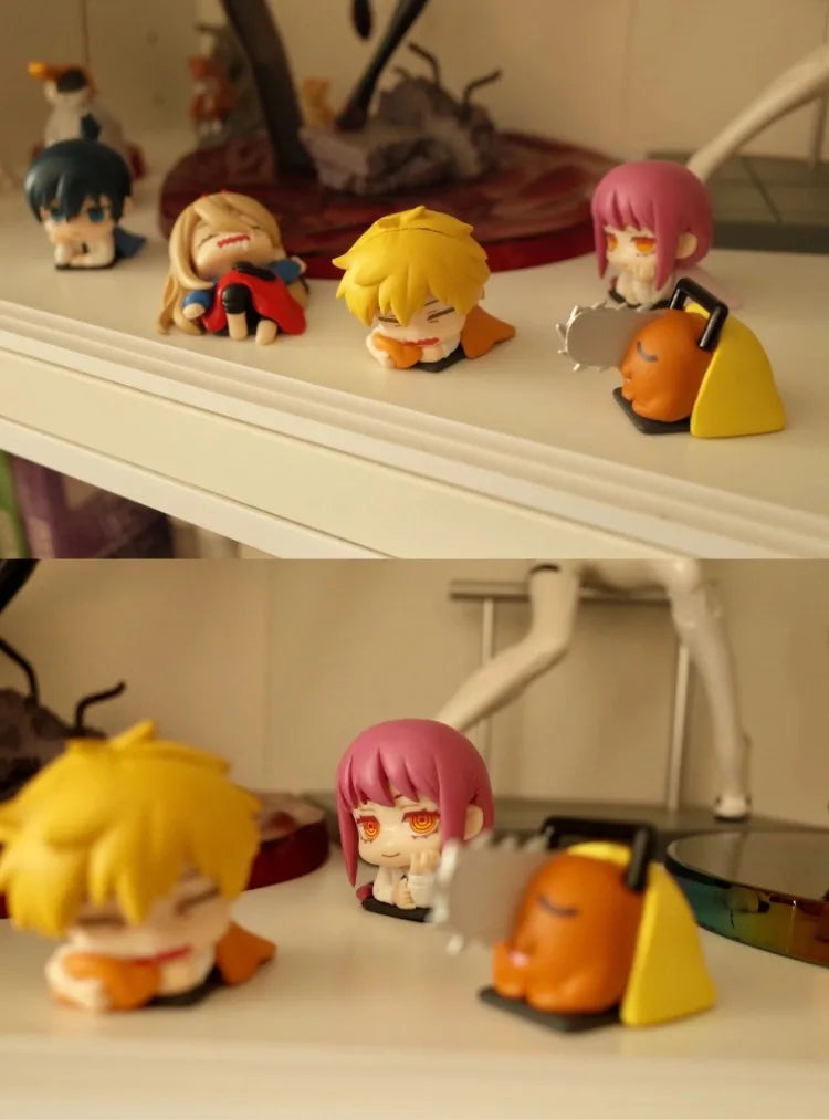 Chainsaw Man Anime Sleep Series Figurine Set 3cm
