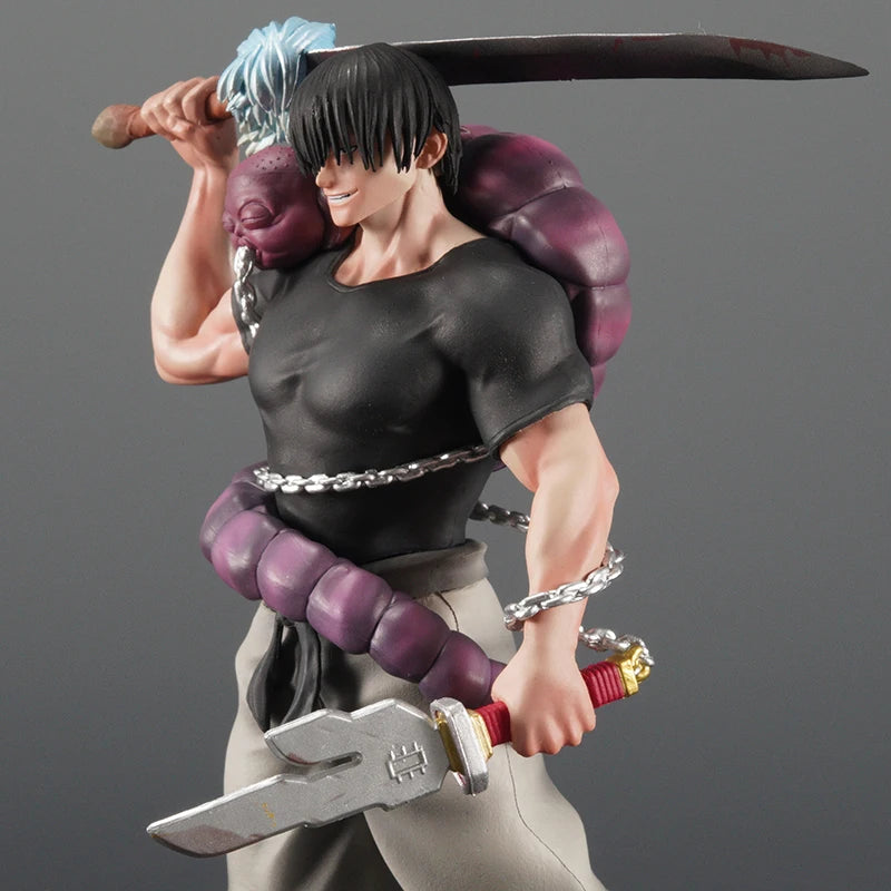Jujutsu Kaisen Toji Fushiguro Action Figure | JJK Zenin Toji Collectible Anime Statue | 22cm PVC Model with Inverted Spear of Heaven