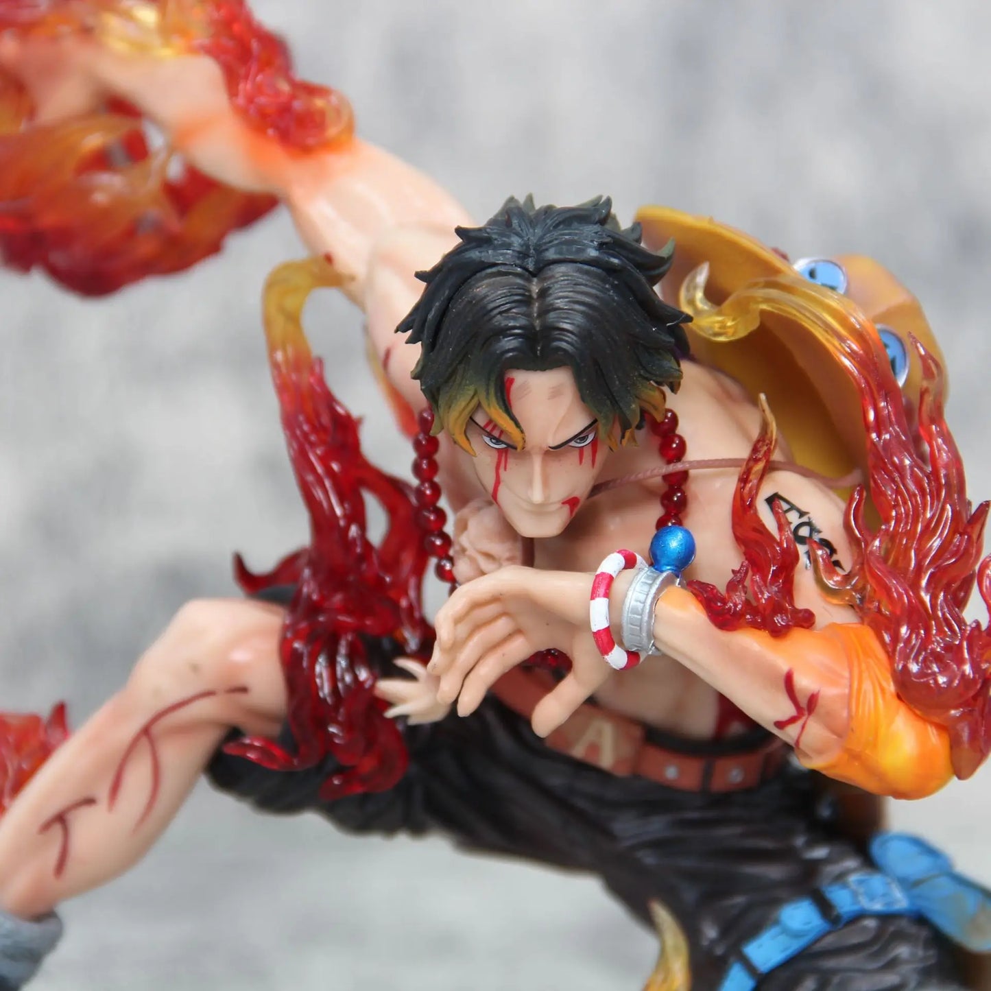 One Piece Portgas D. Ace Fire Fist Action Figure - Dynamic Battle Pose Anime Collectible Statue 16cm