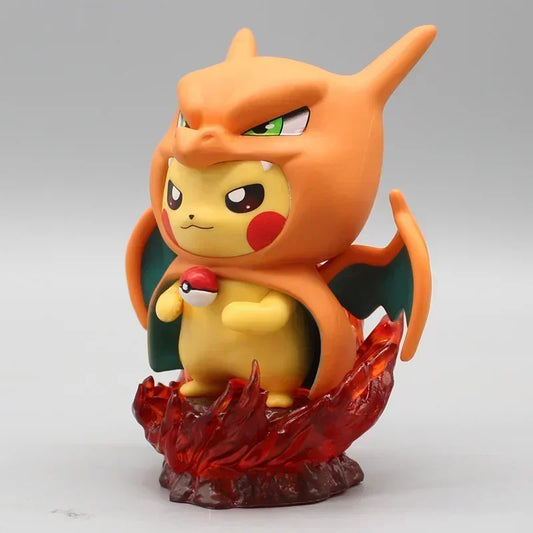 Pokemon Pokemon Pikachu Cosplay Gengar & Charizard Figurine Set - 12cm