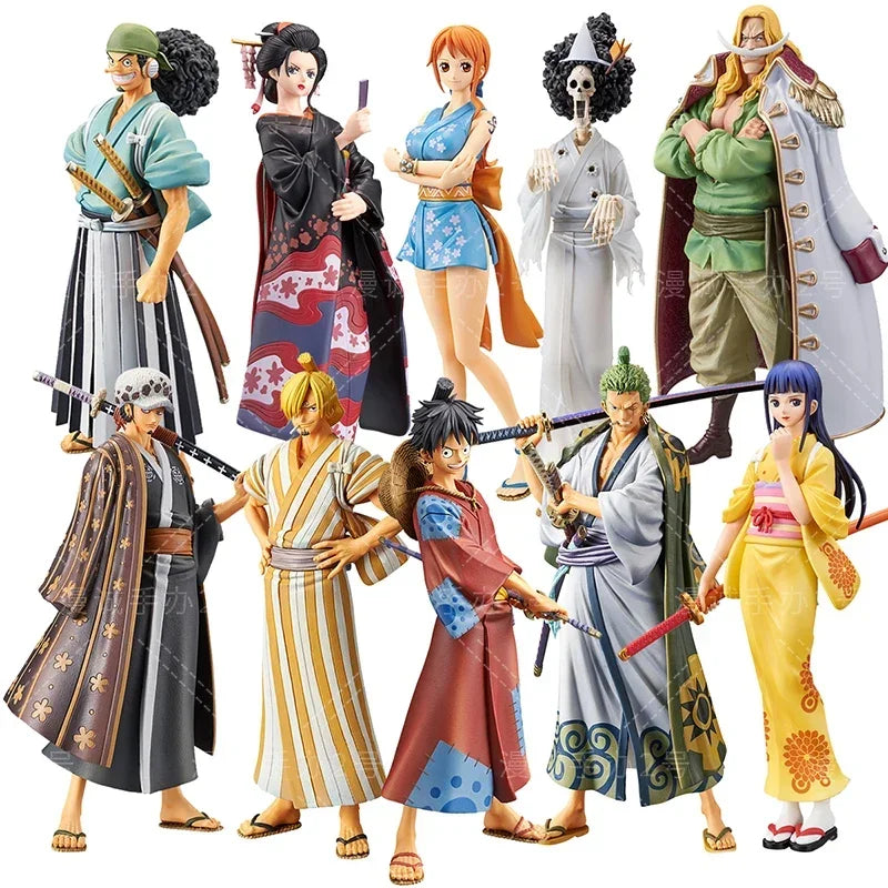 One Piece Wano Country Arc Action Figure Set - 18cm Collectible Anime Figures