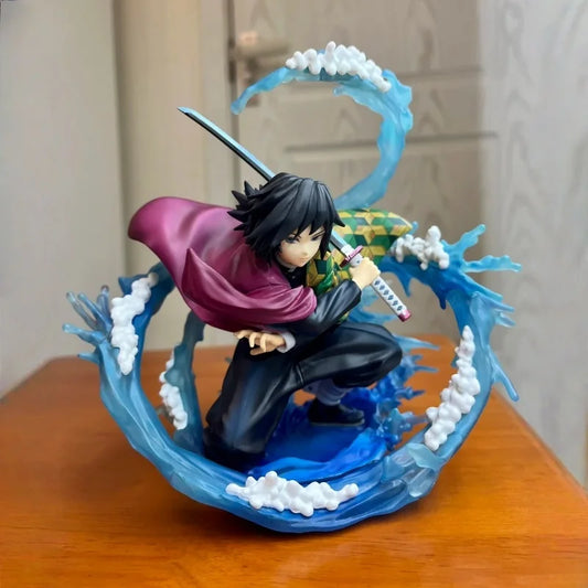 Demon Slayer Figuarts ZERO Giyu Tomioka Water Breathing Anime Action Figure Statue 17cm