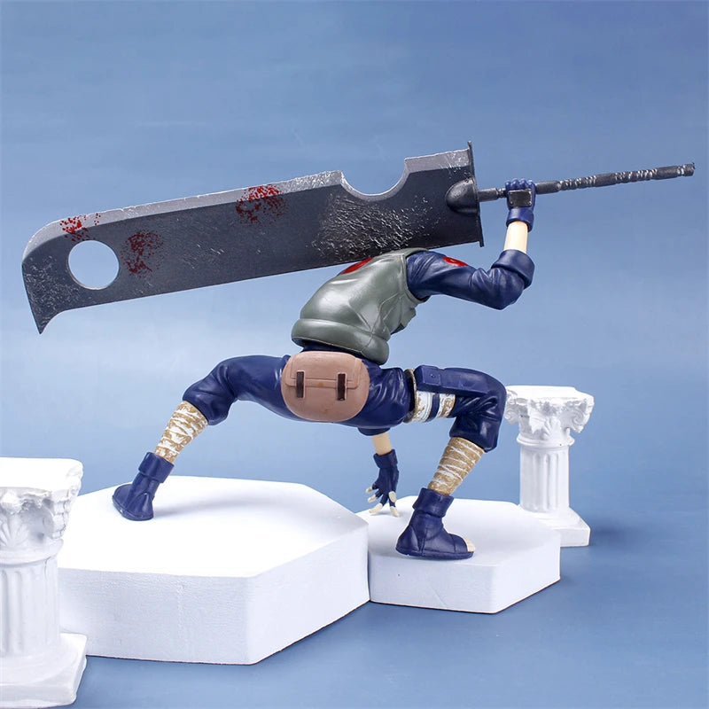 Naruto Hatake Kakashi Action Figure with Executioner's Blade - Collectible Anime Statue