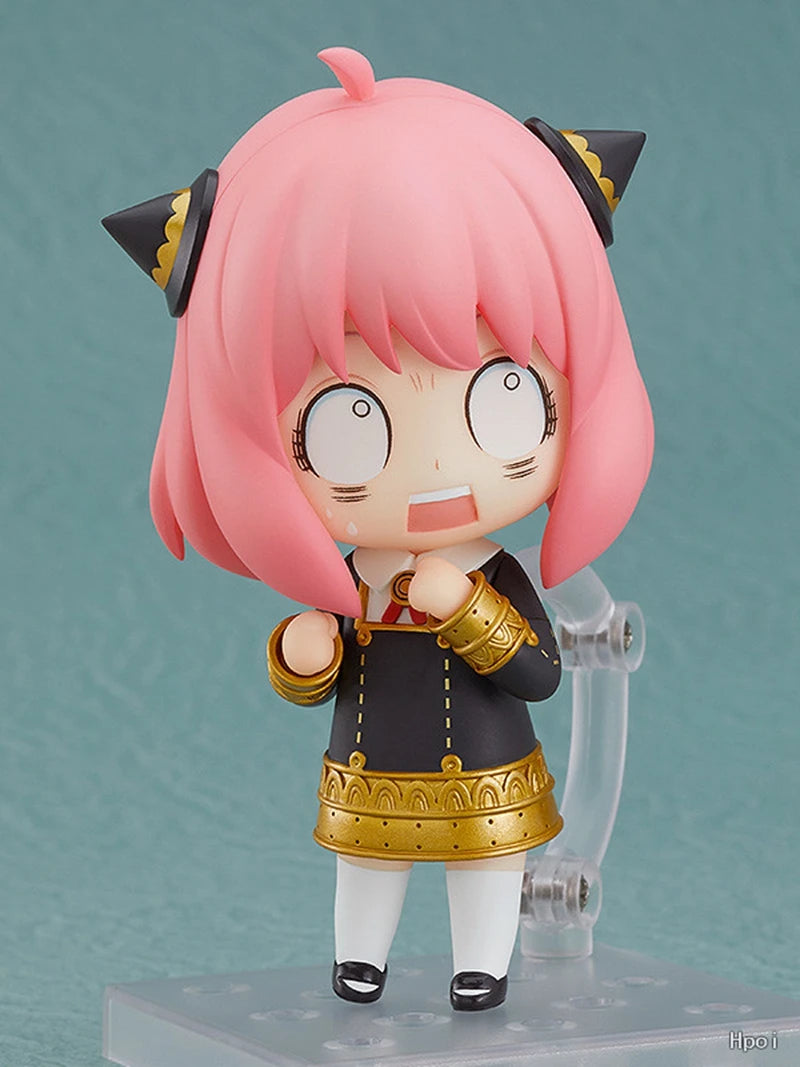 Spy x Family Nendoroid Figure Set - Loid, Anya & Yor Forger Collectible Anime Figurines - 10cm