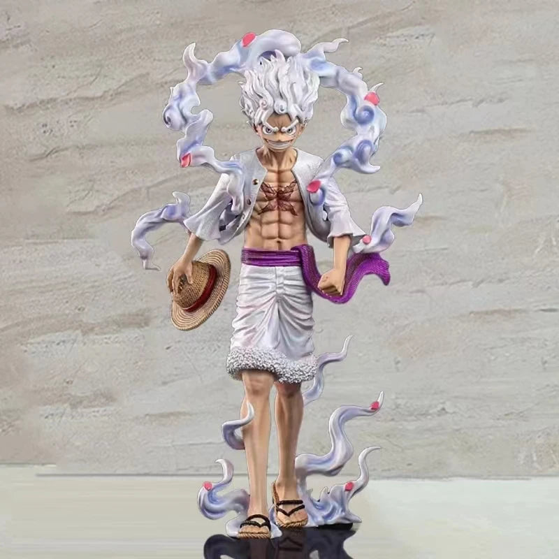 One Piece Monkey D. Luffy Gear 5 Nika Figure - Dynamic Anime Action Statue Collectible 23cm