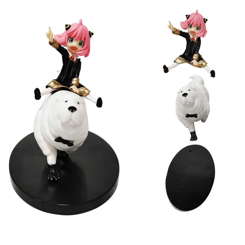 Spy x Family Anya & Bond Forger Figure | Anime Manga Collectible Statue 14cm