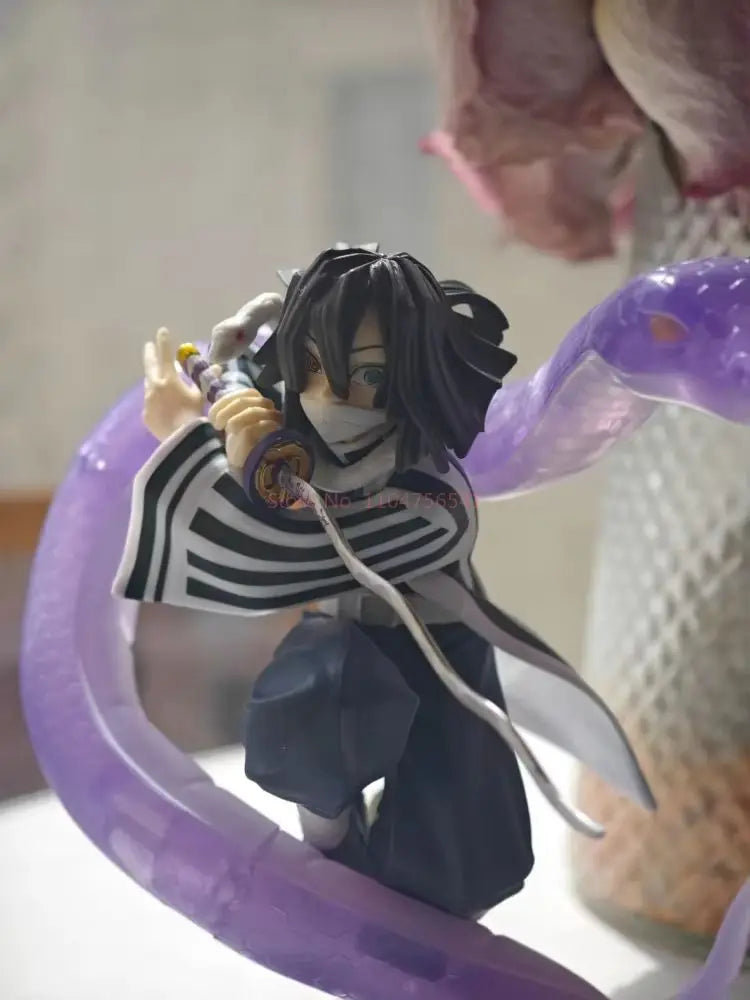Demon Slayer Xross Link Figure: Muichiro Tokito, Obanai Iguro, Sanemi Shinazugawa - Hashira Training Arc Anime Collectible 11-14cm