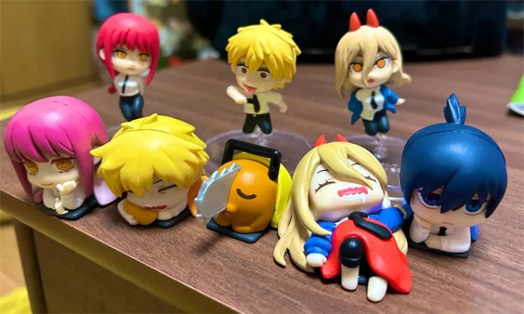 Chainsaw Man Anime Sleep Series Figurine Set 3cm