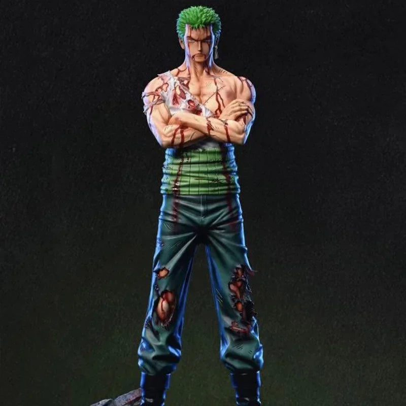 One Piece Dream Studio Battle Injured Luffy Zoro Sanji Resin Statue Set 30cm