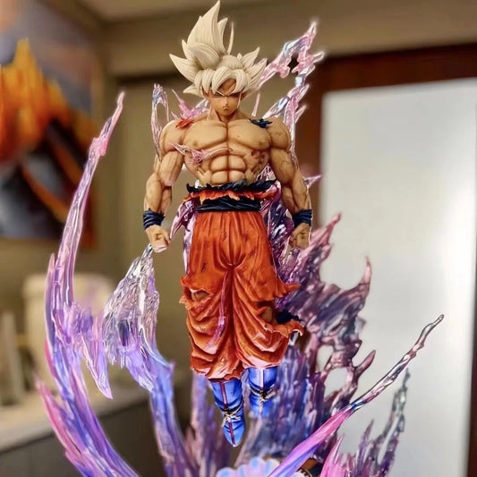 Dragon Ball Super Ultra Instinct Goku Figure Statue | Mastered UI Son Goku Anime Collectible 24cm