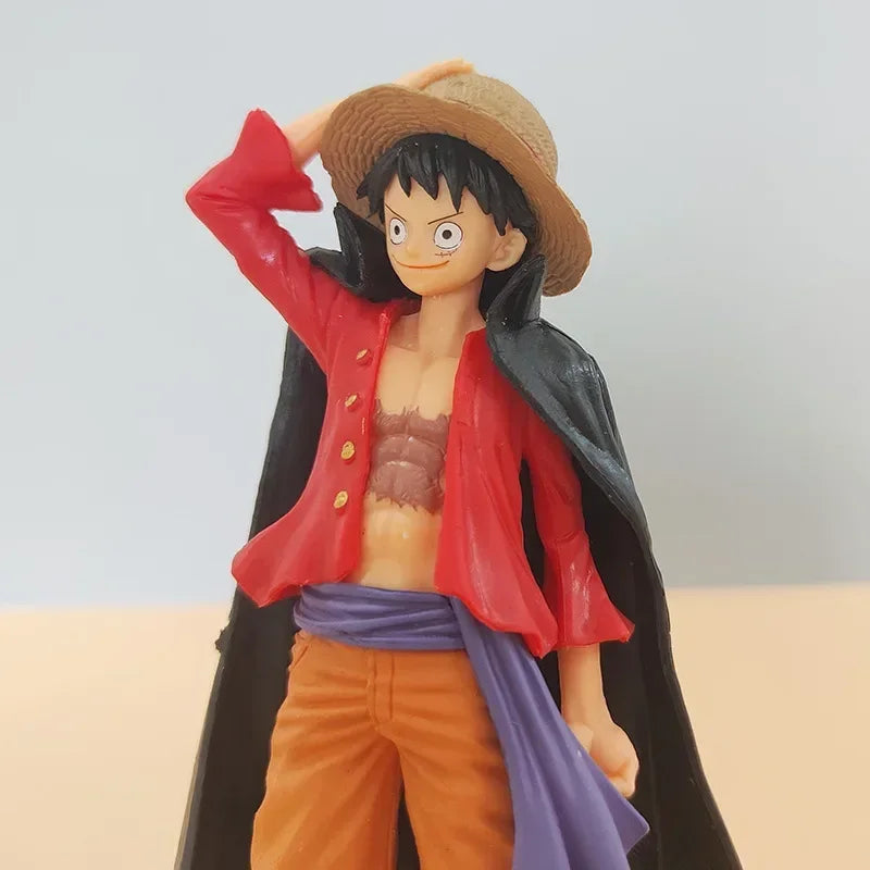 One Piece Monkey D. Luffy Action Figure with Cloak 17cm