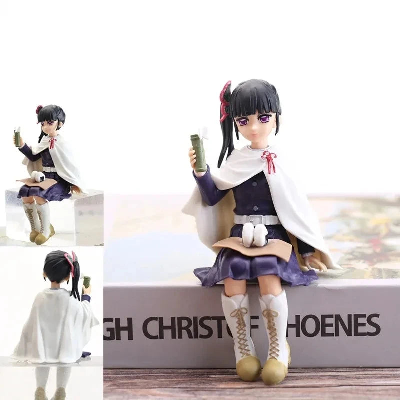 10-15cm Anime Demon Slayer Figure Sitting Posture Action Figure