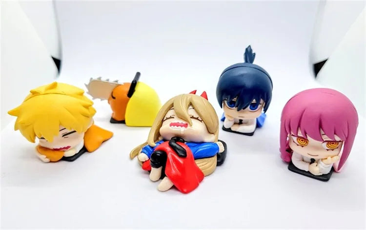 Chainsaw Man Anime Sleep Series Figurine Set 3cm
