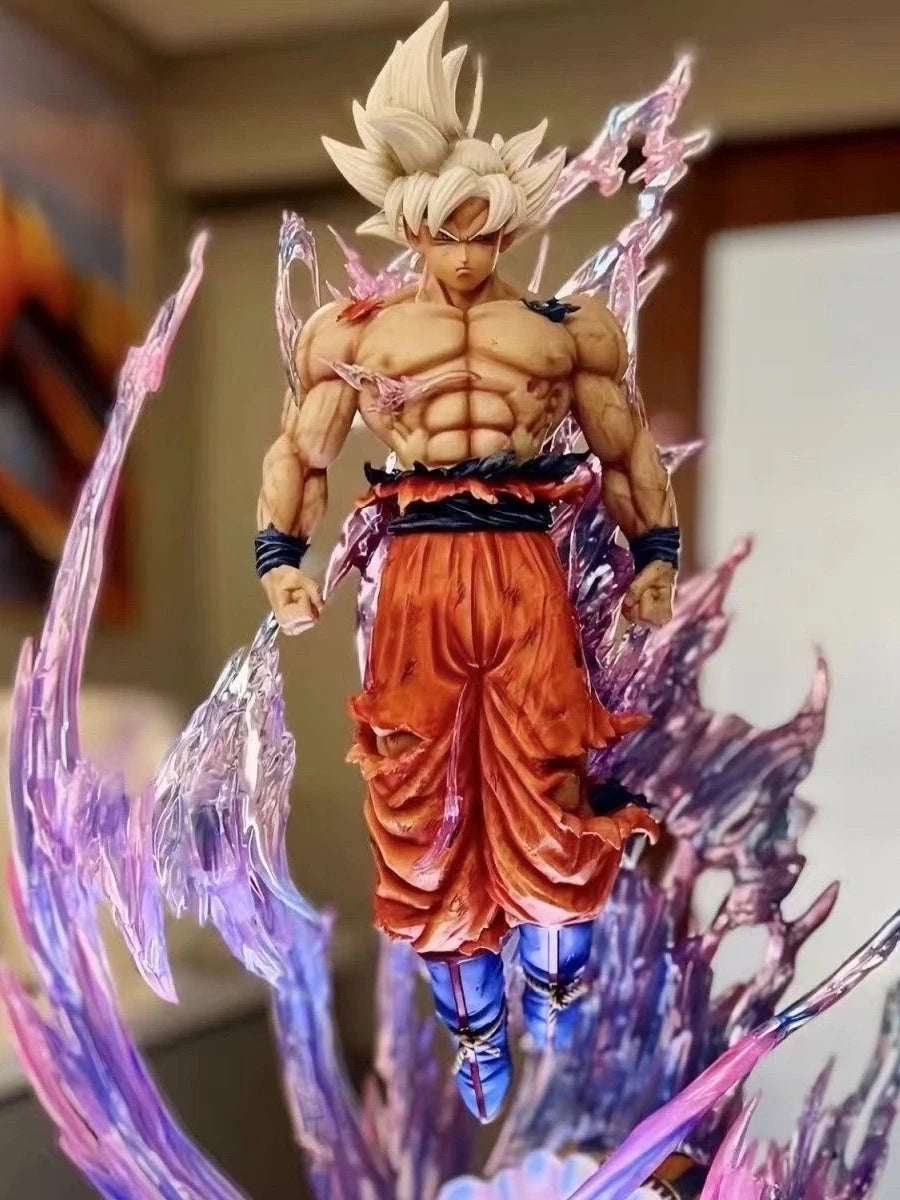 Dragon Ball Super Ultra Instinct Goku Figure Statue | Mastered UI Son Goku Anime Collectible 24cm