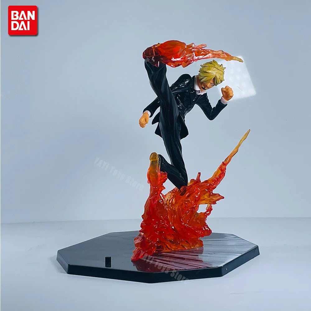 One Piece Action Figure Set: Luffy, Zoro, Sanji, Ace | Premium Anime Collectible PVC Model Figures
