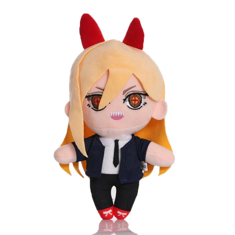 Chainsaw Man Anime Plushie Collection: Denji, Power, Makima, Aki, Pochita Stuffed Dolls 10-30cm