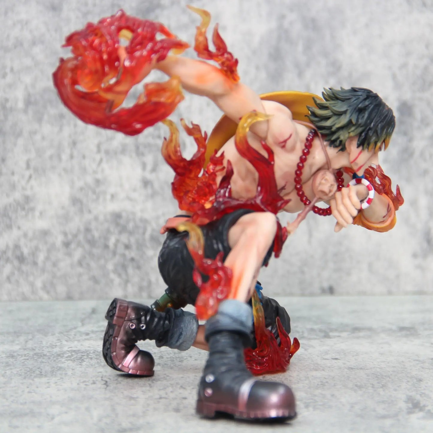 One Piece Portgas D. Ace Fire Fist Action Figure - Dynamic Battle Pose Anime Collectible Statue 16cm