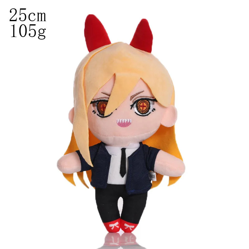 Chainsaw Man Anime Plushie Collection: Denji, Power, Makima, Aki, Pochita Stuffed Dolls 10-30cm