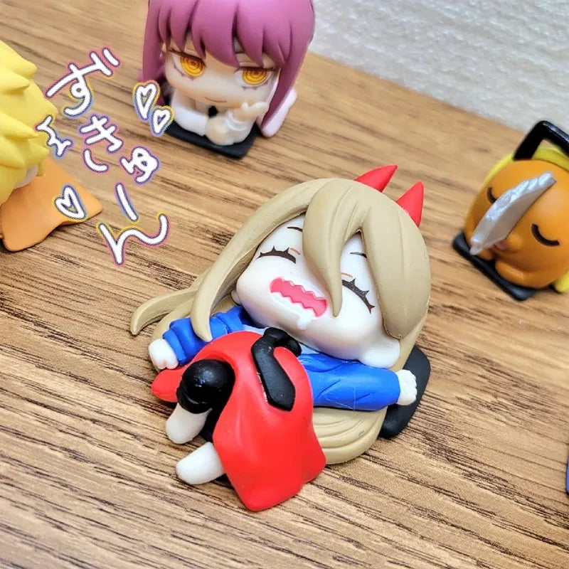 Chainsaw Man Anime Sleep Series Figurine Set 3cm