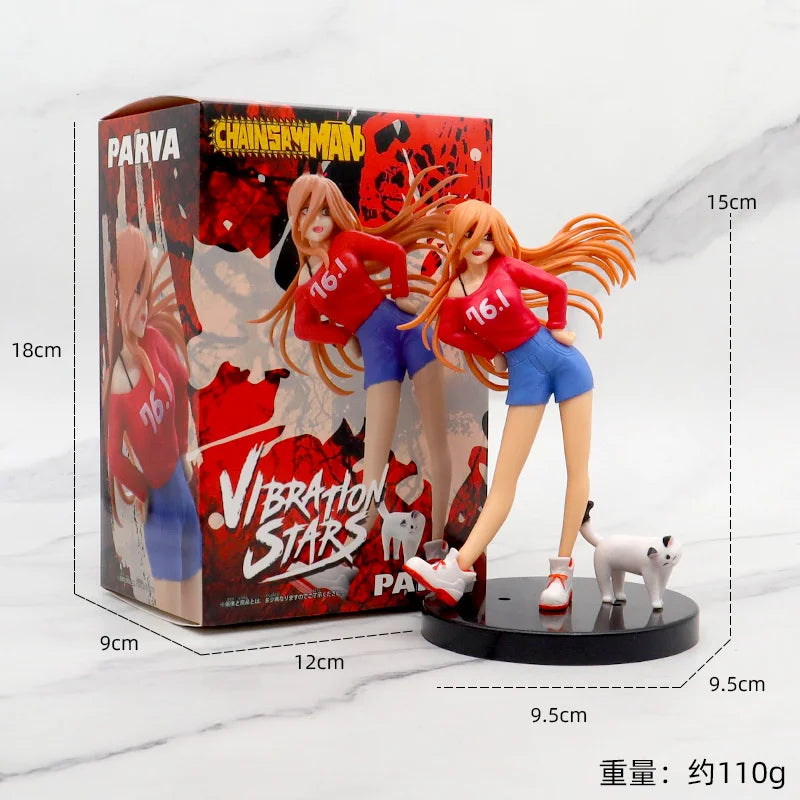 SEGA Luminasta Chainsaw Man Power Figure | Meowy Included | 15cm