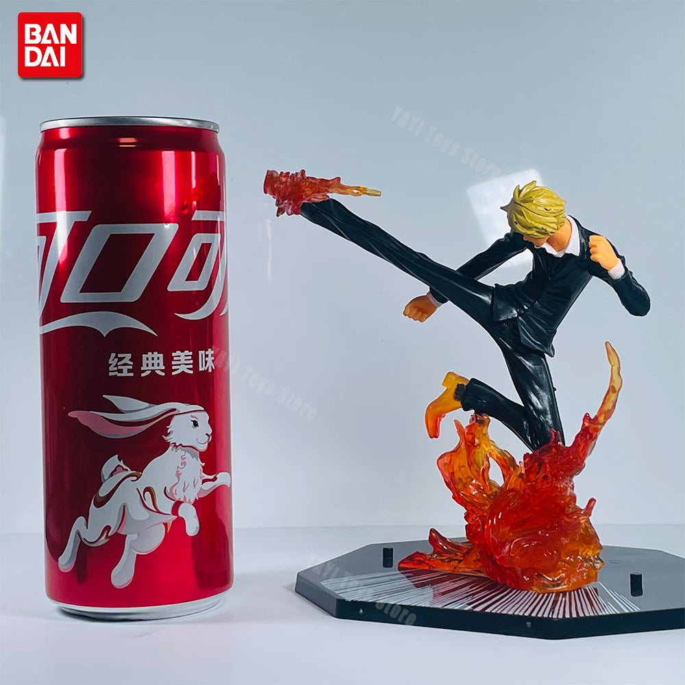 One Piece Action Figure Set: Luffy, Zoro, Sanji, Ace | Premium Anime Collectible PVC Model Figures