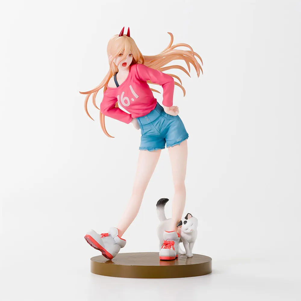 SEGA Luminasta Chainsaw Man Power Figure | Meowy Included | 15cm