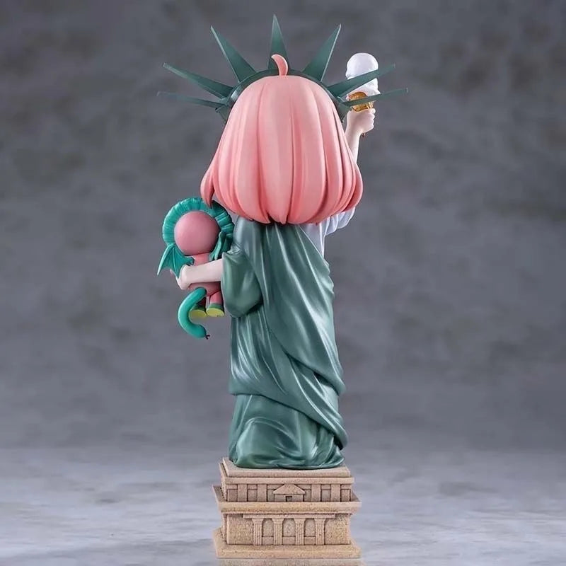 SPY x Family Anya Forger Statue of Liberty Cosplay Figure | Premium Anime Collectible 14CM